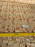 Exquisite Quality Silk Shantung Embroidery - CREAM/ FLORAL!!!