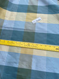 Designer Quality Silk Shantung Plaid - BLUES/ CREAM/ IVORY!!!