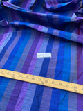 Designer Quality Silk Shantung Stripes - BLUES!!!