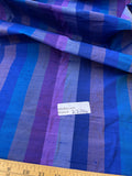 Designer Quality Silk Shantung Stripes - BLUES!!!