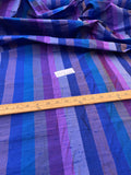 Designer Quality Silk Shantung Stripes - BLUES!!!