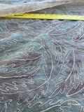 Exquisite Quality Silk Organza Sheer Embroidery - GOLDEN YELLOW/ BROWNS!!!