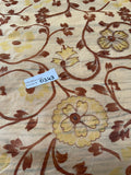 Exquisite Quality Silk Organza Sheer Embroidery - GOLDEN YELLOW!!!