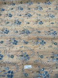 Exquisite Quality Silk Organza Sheer Embroidery - BLUES/ GRAY!!!