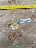 Exquisite Quality Silk Organza Sheer Embroidery - GOLDEN YELLOW!!!