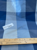 Designer Quality Silk Gorgeous Silk Taffeta Plaid - BLUES!!!