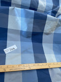 Designer Quality Silk Gorgeous Silk Taffeta Plaid - BLUES!!!