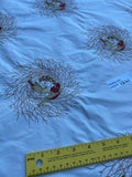 Designer Quality Gorgeous Silk Taffeta Embroidery - BIRDS NEST!!!