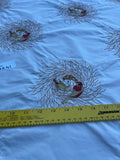 Designer Quality Gorgeous Silk Taffeta Embroidery - BIRDS NEST!!!