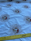 Designer Quality Gorgeous Silk Taffeta Embroidery - BIRDS NEST!!!