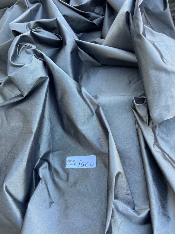 Fabulous Quality Silk Iridescent Taffeta - LEAD!!!