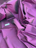 Fabulous Quality Silk Iridescent Taffeta - PURPLE PASSION!!!