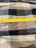 Fabulous Quality Silk Shantung plaid - Black/Olive/Burnt Gold!!!