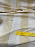 Designer Quality Silk Shantung Stripes -Off-White / Golden Yellow!!!