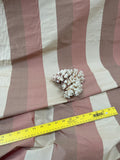 Fabulous Quality Silk Shantung Stripes - Ivory/Taupe/Red!!!