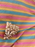 Designer Quality Silk Shantung Stripes- GOLD/ YELLOW/ PINK/ TURQUOISE!!!