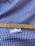 Designer Quality Silk Shantung Gingham Check - Iris/White!!!