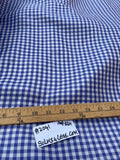 Designer Quality Silk Shantung Gingham Check - Iris/White!!!