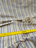 Designer Quality Silk Shantung Stripes - BANANA GOLD/ PURPLE!!!