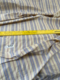 Designer Quality Silk Shantung Stripes - BANANA GOLD/ PURPLE!!!