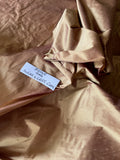 Fabulous Quality Iridescent Silk Shantung - GOLD / BROWN!!!