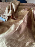 Fabulous Quality Iridescent Silk Shantung - GOLD / BROWN!!!