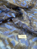 Exquisite Quality Iridescent Silk Organza Hand Embroidery - BLUE/ BLACK!!!