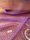 Exquisite Quality Silk Organza Sheer Embroidery - PURPLE!!!