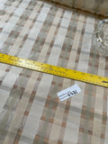 Exquisite Quality Silk Organza Plaid - IVORY/ PEACH/ LIGHT GREEN!!!