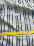 Exquisite Quality Gorgeous Silk Organza Sheer Plaid - BLUES/ CREAM/ OFF-WHITE/ GOLD!!!